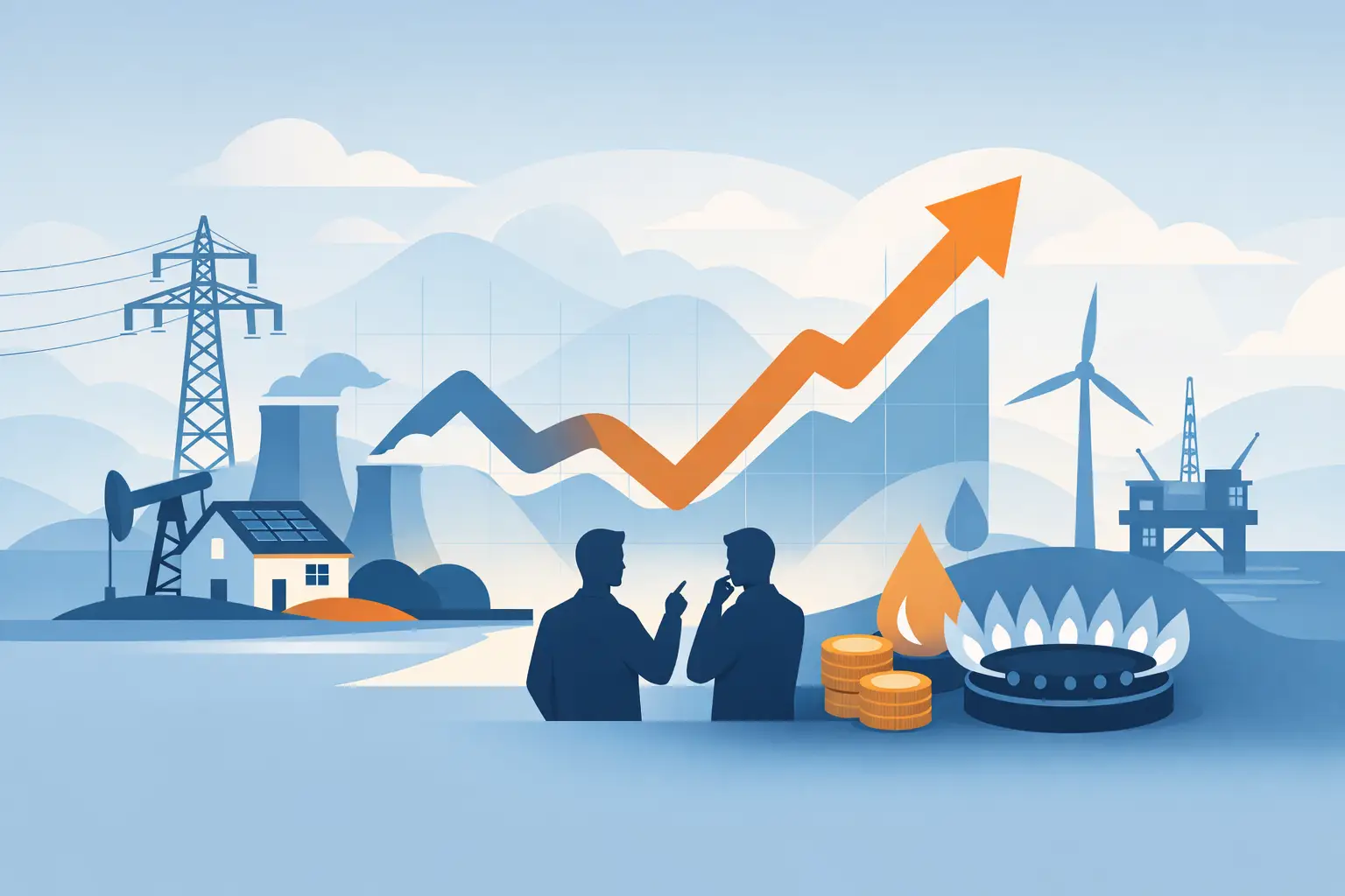 Energieprijzen verwachting komende maanden