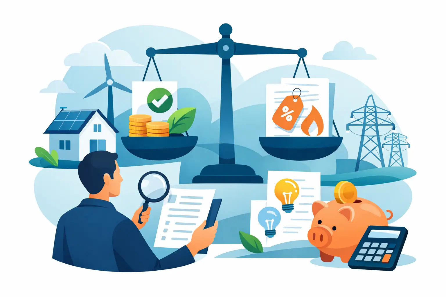 Beste energiedeals deze maand vinden