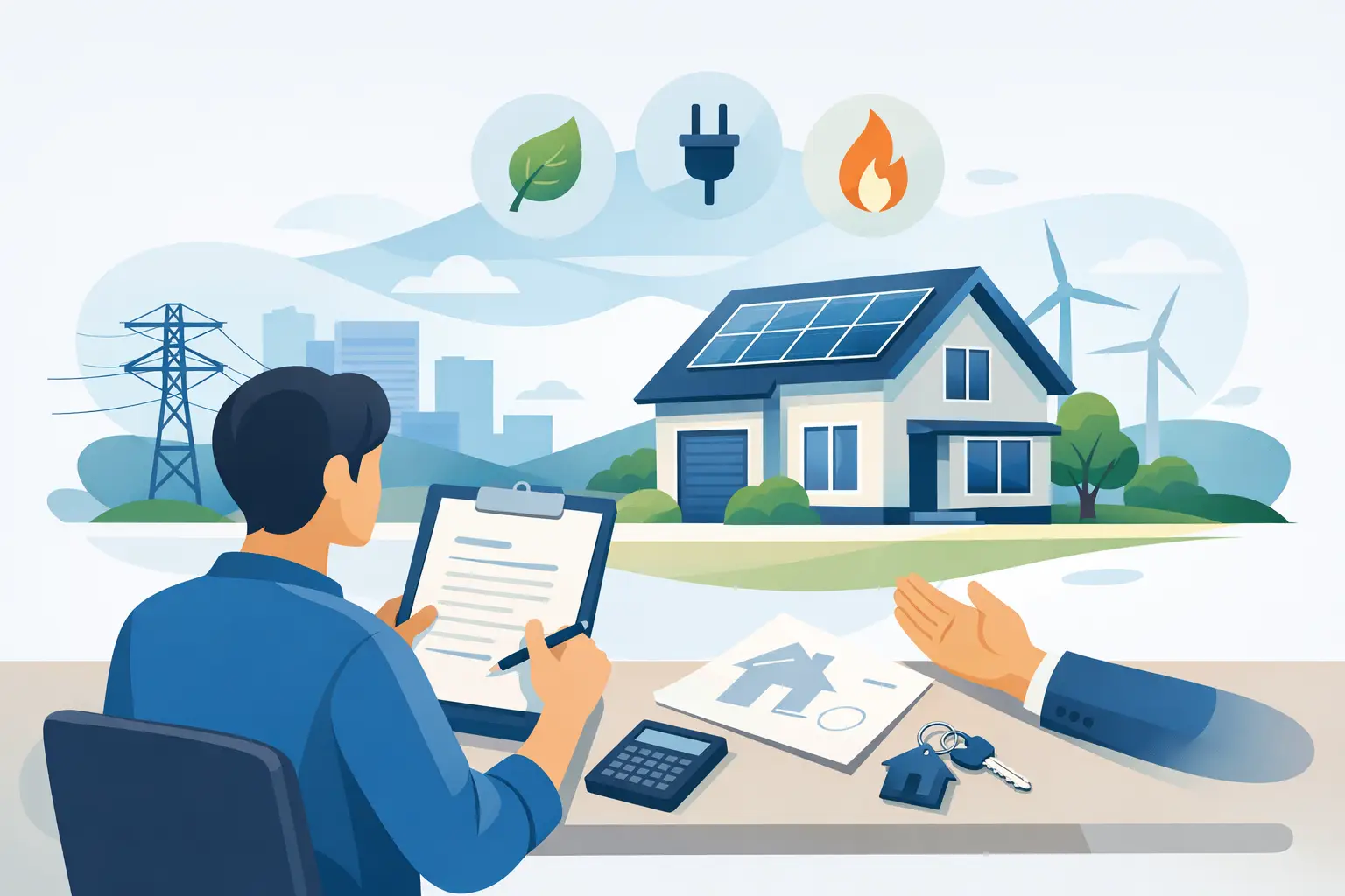 Energiecontract voor nieuw huis regelen