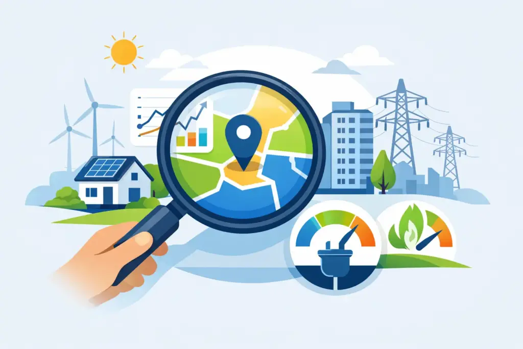 Gids energie vergelijken op postcode